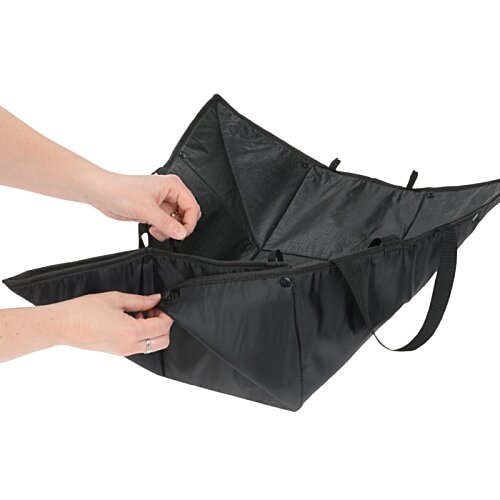 Additional Image 4 - a person holding a black umbrella