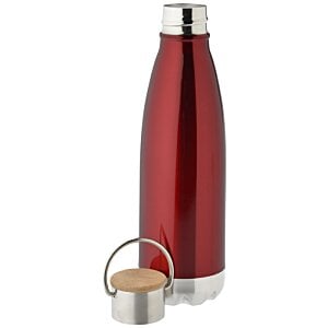 Additional Image 1 - a red and silver thermos