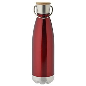 Additional Image 2 - a red and silver water bottle