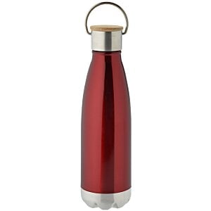 Additional Image 3 - a red and silver water bottle