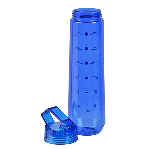 Additional Image 1 - a blue plastic bottle with a lid