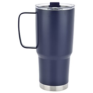 Additional Image 1 - a blue and silver tumbler
