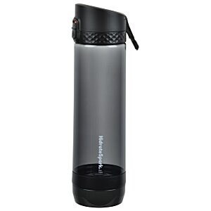 Additional Image 3 - a black and grey water bottle