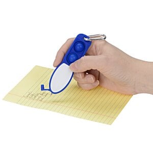 Additional Image 4 - a hand holding a blue and white pen