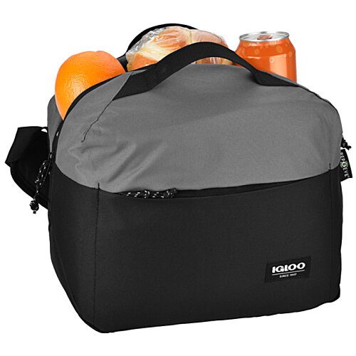 Additional Image 2 - a black and grey bag with orange objects in it
