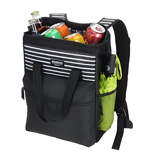 Additional Image 2 - a black backpack with a black strap