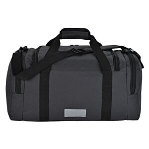 Additional Image 2 - a black duffel bag with black straps