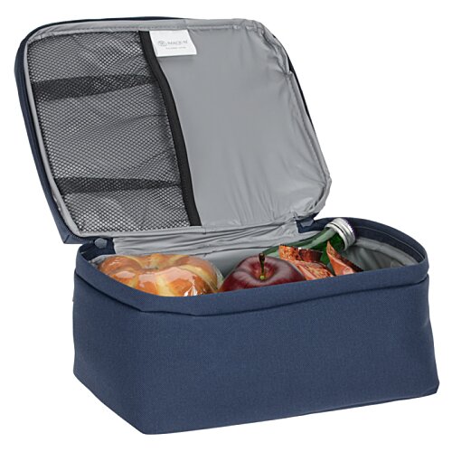 Additional Image 1 - a blue lunch box with food inside