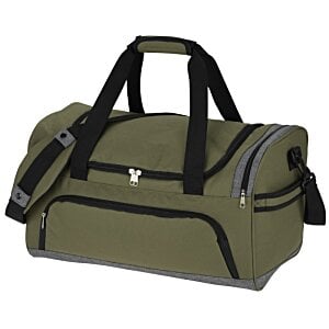 Additional Image 1 - a green and black duffel bag