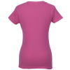View Image 2 of 3 of Tultex Fine Jersey V-Neck T-Shirt - Ladies' - Colors