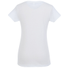 View Image 2 of 3 of Tultex Polyester Blend Scoop Neck T-Shirt - White
