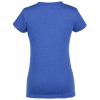 View Image 2 of 3 of Tultex Polyester Blend V-Neck T-Shirt - Ladies' - Colors