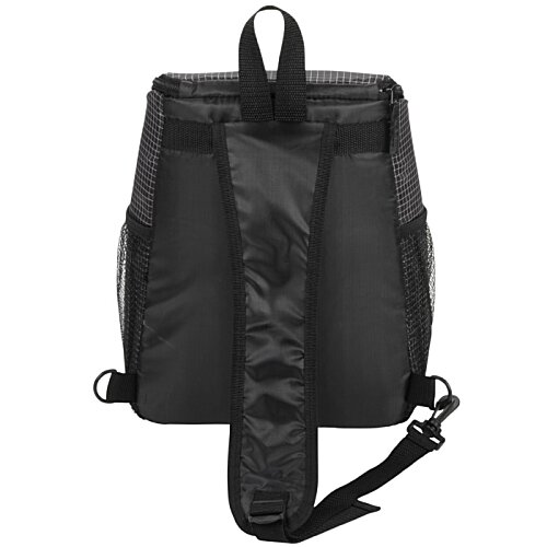 Additional Image 2 - a black backpack with a strap