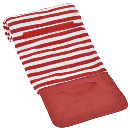 Additional Image 2 - a red and white striped bag