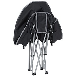 Additional Image 5 - a black table with a black cover