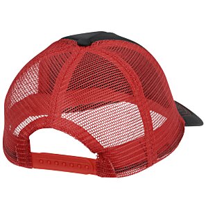 Additional Image 1 - a red and black hat