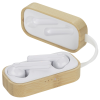 View Image 3 of 10 of True Wireless Ear Buds with Bamboo Charging Case