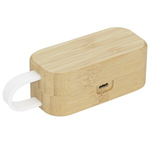 Additional Image 1 - a wooden object with a white handle