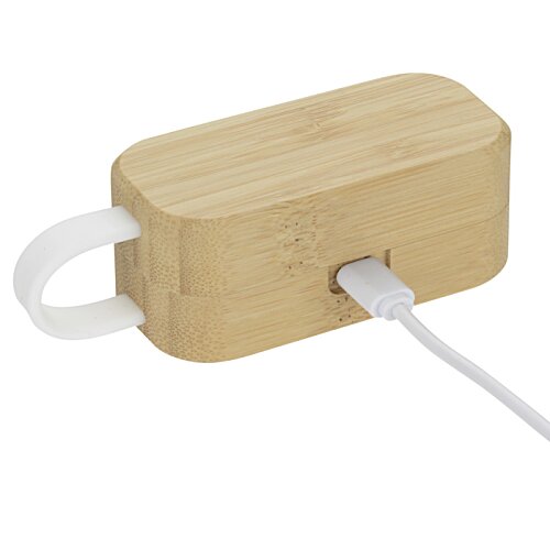 Additional Image 7 - a wooden block with a white cord