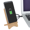 View Image 5 of 7 of SCX Bamboo Light-Up Logo Wireless Charger