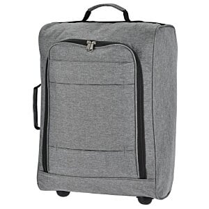Additional Image 1 - a grey suitcase with wheels