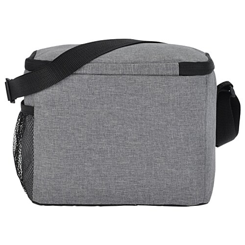 Additional Image 2 - a grey bag with a black strap