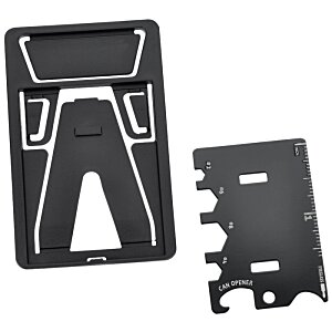 Additional Image 1 - a black plastic object with a white letter