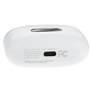 Additional Image 11 - a white object with a black button