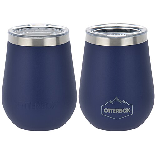 Additional Image 1 - a pair of blue wine glasses
