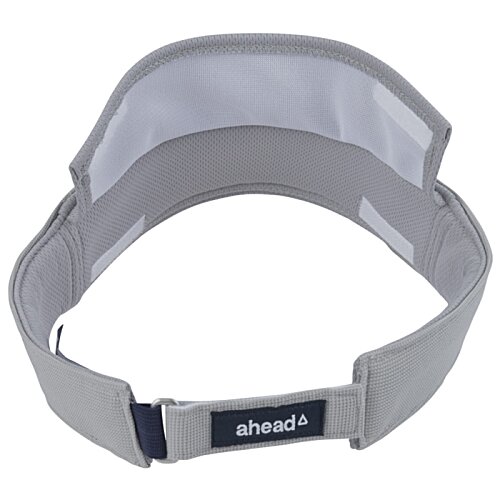 Additional Image 2 - a white visor with a black label