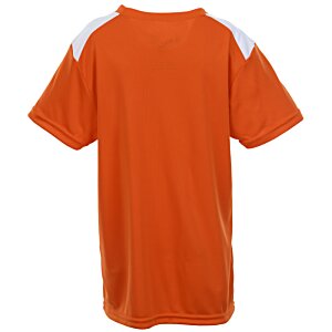 Additional Image 1 - a orange shirt with white stripes