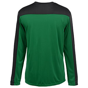 Additional Image 1 - a green and black long sleeved shirt