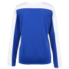 View Image 2 of 3 of Momentum Team Colorblock Long Sleeve T-Shirt - Ladies'