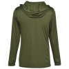 View Image 2 of 3 of Momentum Solid Long-Sleeve Hooded T-Shirt