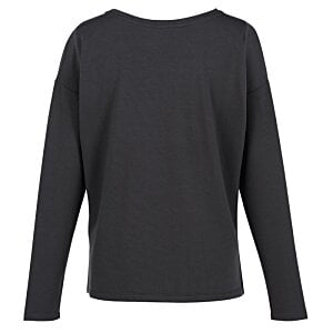 Additional Image 1 - a black shirt with long sleeves