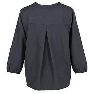 Additional Image 1 - a black shirt with a long sleeve