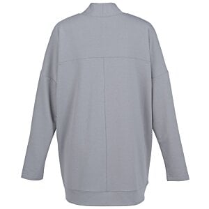 Additional Image 1 - a grey sweater with long sleeves