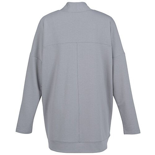 Additional Image 1 - a grey sweater with long sleeves