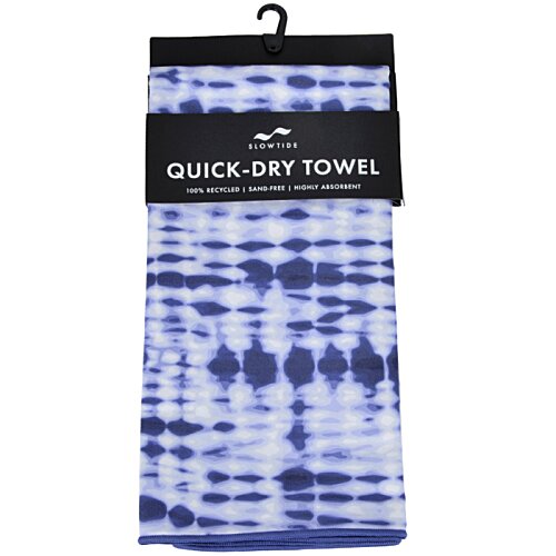 Additional Image 1 - a blue and white tie dye pattern
