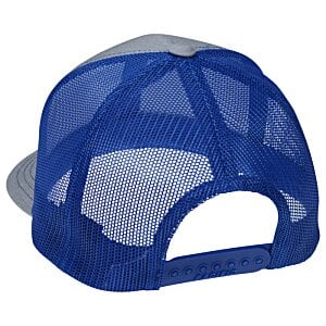 Additional Image 1 - a blue hat with a mesh top
