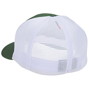 Additional Image 1 - a white and green hat