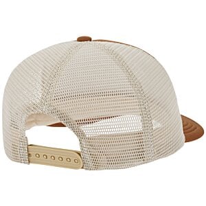 Additional Image 1 - a white hat with brown brim