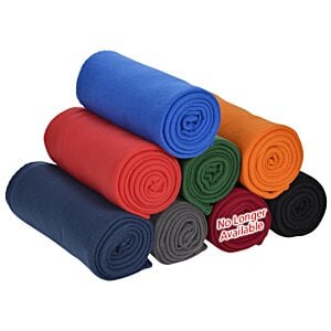 Additional Image 2 - a stack of colorful rolled up blankets