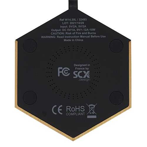 Additional Image 3 - a black hexagon with white text
