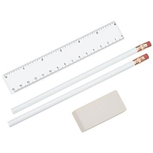 Additional Image 1 - a white pencils and eraser