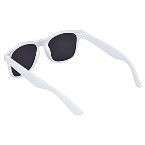 Additional Image 1 - a white sunglasses with black lenses