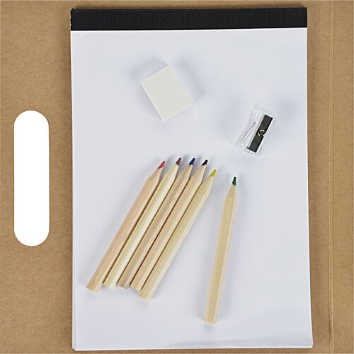 Additional Image 2 - a group of pencils and erasers on a white paper