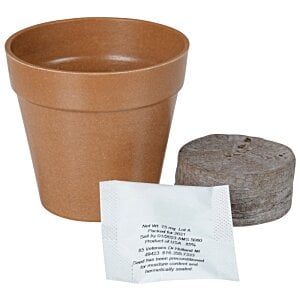 Additional Image 2 - a brown pot and a white packet