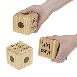 Additional Image 3 - a hand holding a wooden cube