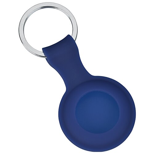 Additional Image 1 - a blue keychain with a ring
